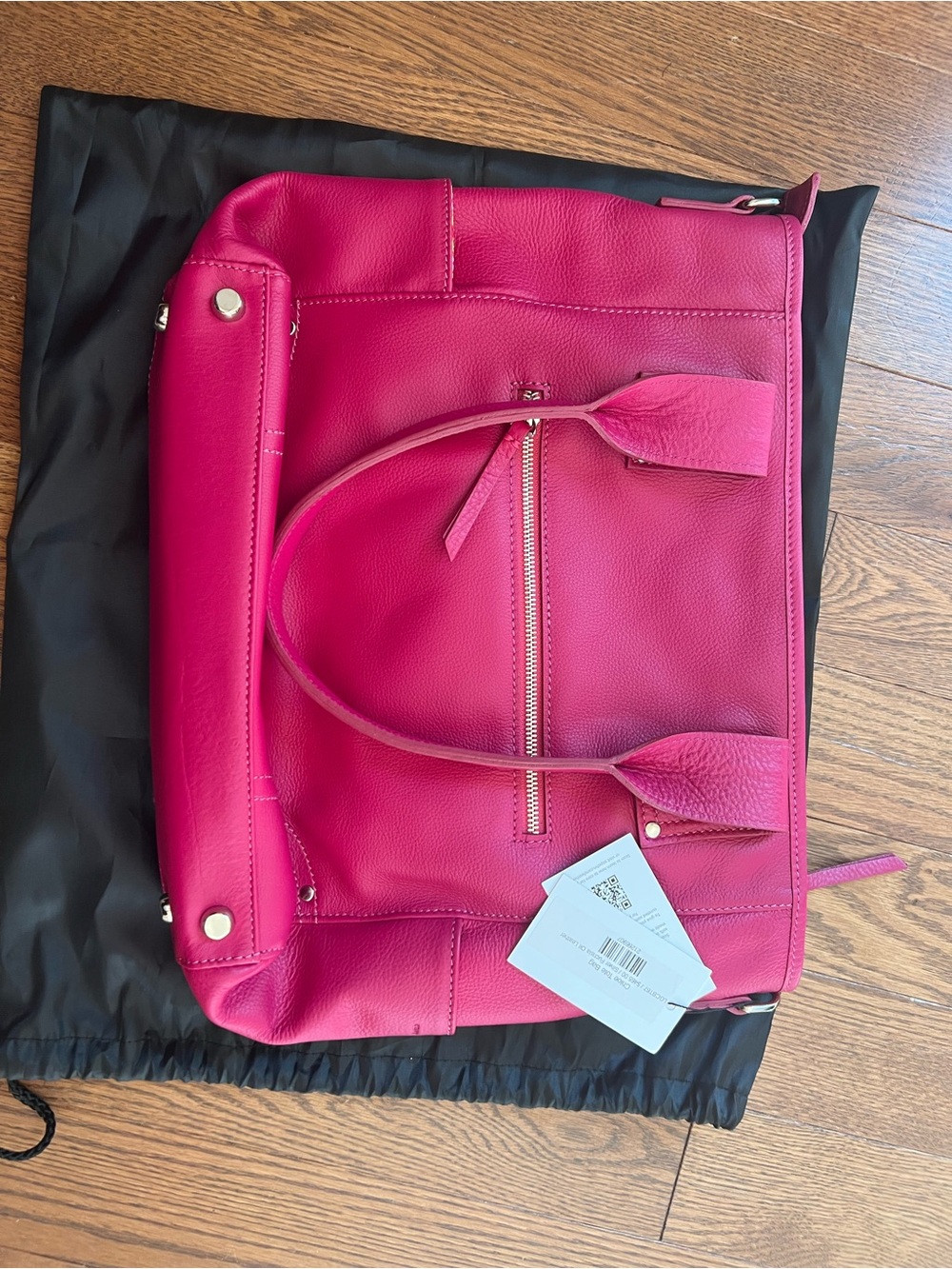 Sapahn bright pink Chloe Tote Bag - Picture 4 of 6
